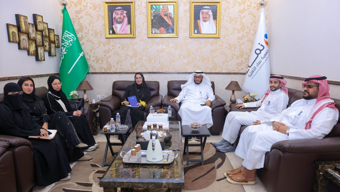 "نماء" تستقبل ضيوف جمعية اكتفاء للبحوث والدراسات الاجتماعية