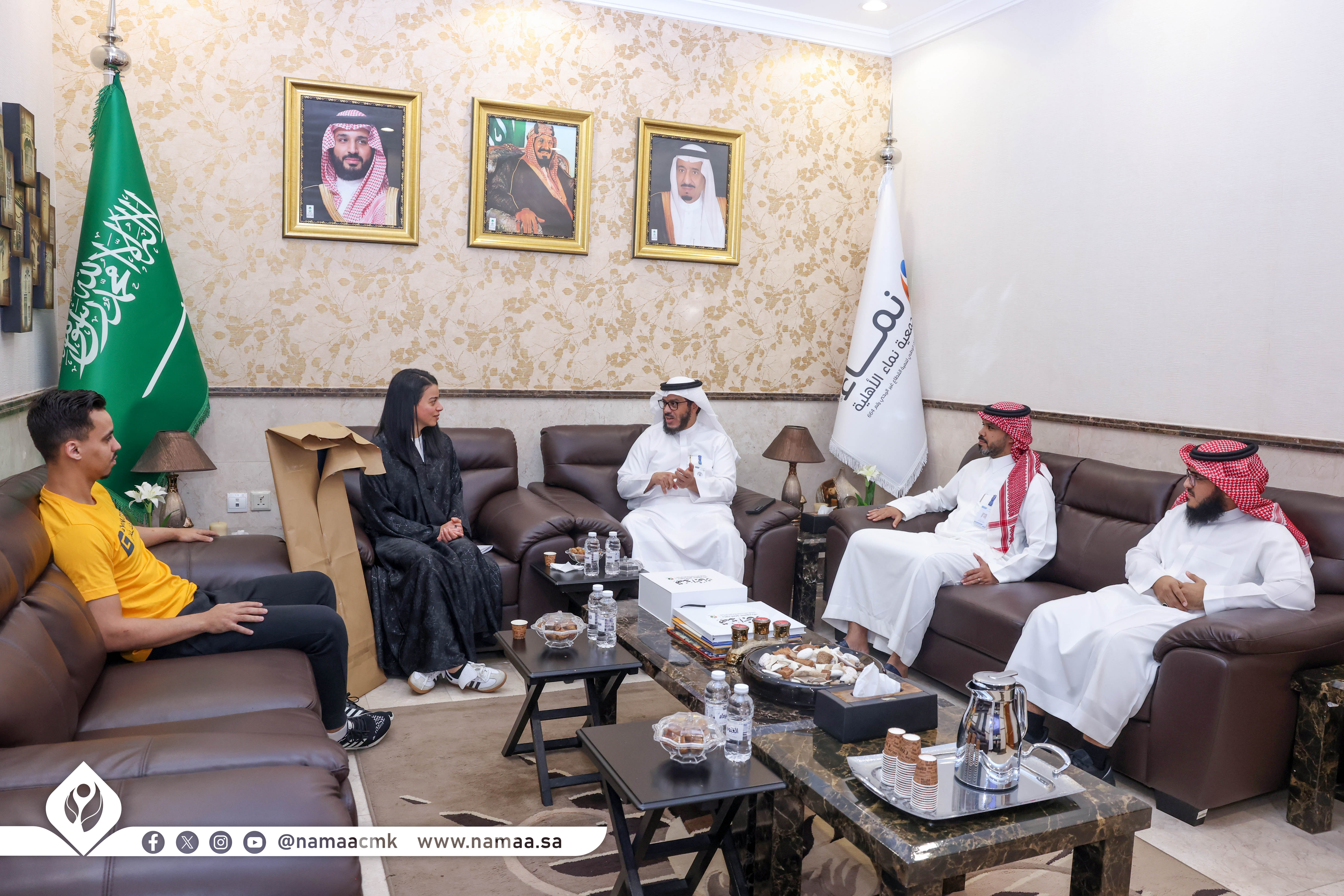 جمعية نماء الأهلية تستقبل وفد "جيمنيشن"